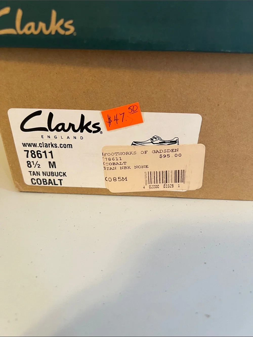 Clarks Men’s Tan Leather Boat Shoes